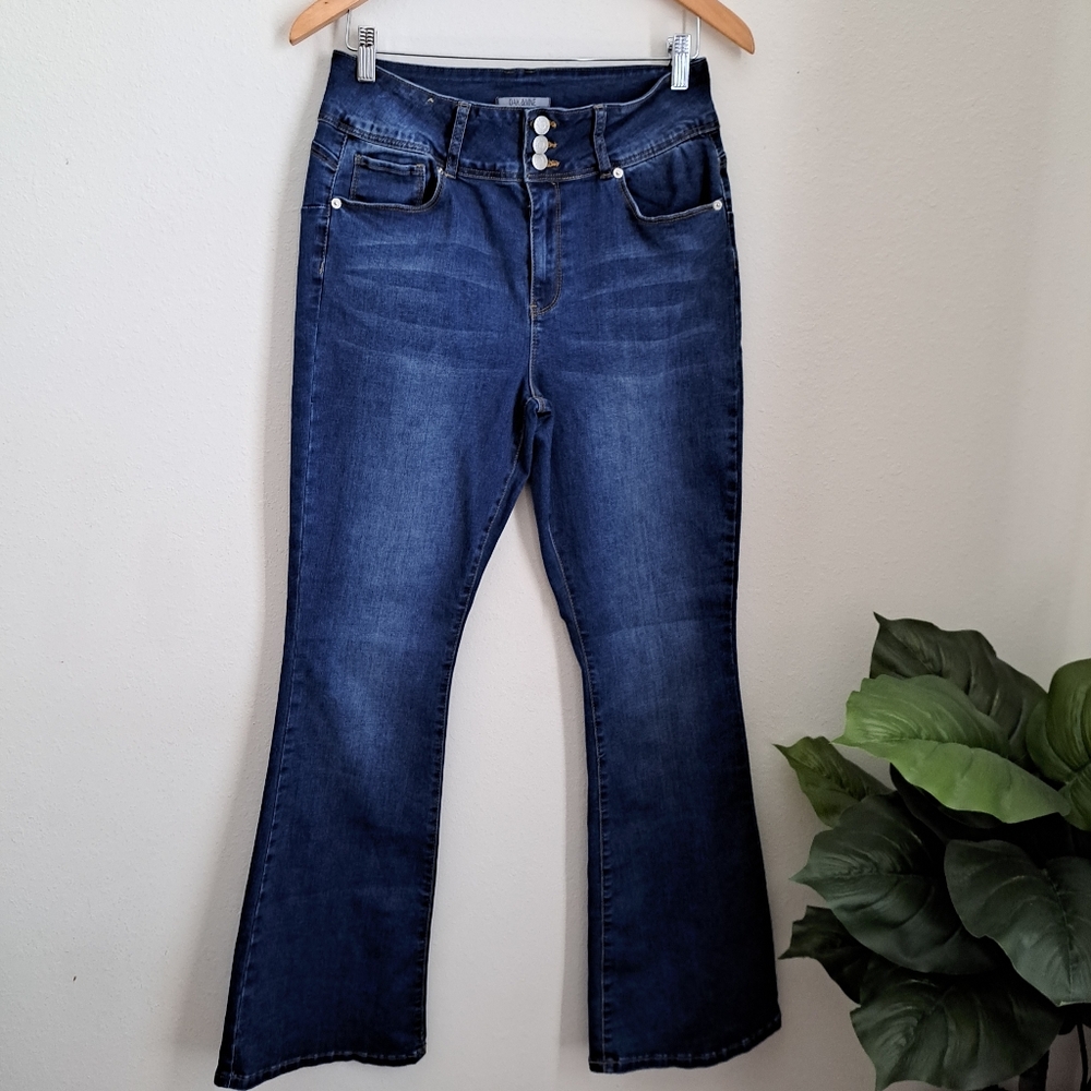 Oak and Vine Boot CUT Wide Leg Flare Denim Jeans Size 14
